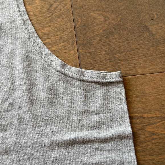 Vintage 90s Nike Tank Top Gray Mens M Embroidered Swoosh Logo USA Made - Picture 4 of 7